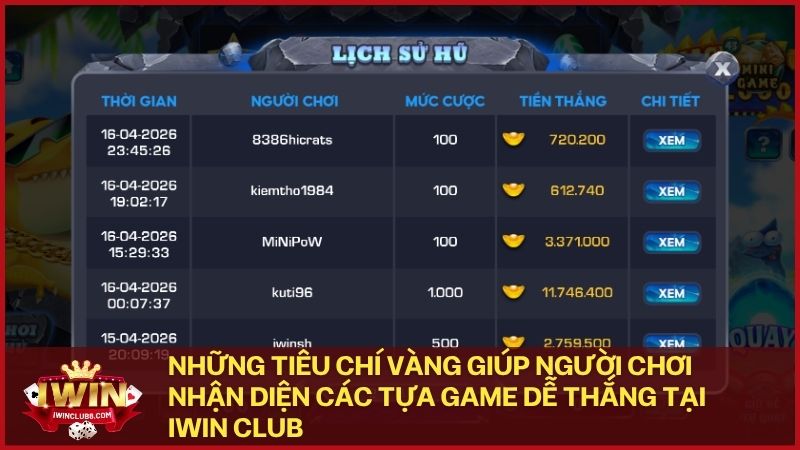 KM1888B chia sẻ bí kíp nhận diện sảnh game Iwin uy tín có tỷ lệ thắng cao